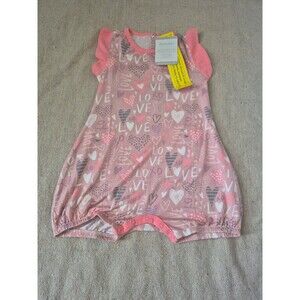Bestaroo bamboo love flutter romper size 18-24 new with tags